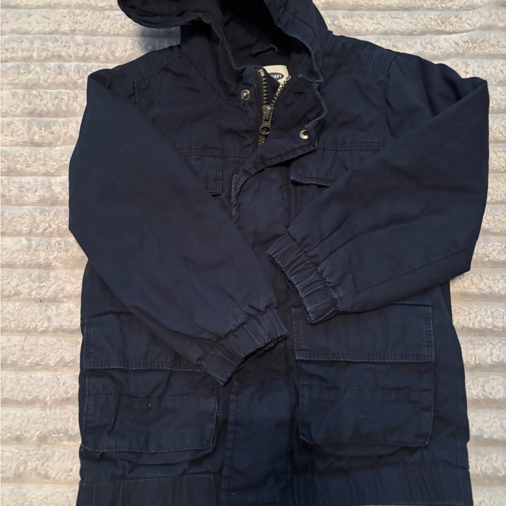 Toddler Navy Hooded Jacket